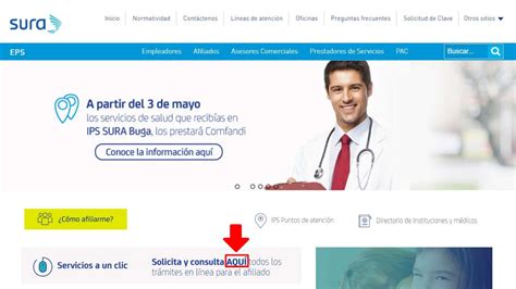 Cómo realizar Sura citas médicas en línea paso a paso